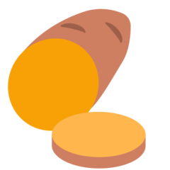 Mozilla roasted sweet potato emoji image