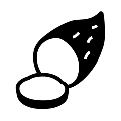 Noto Emoji Font roasted sweet potato emoji image