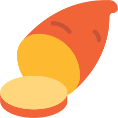 Skype roasted sweet potato emoji image