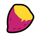 SoftBank roasted sweet potato emoji image
