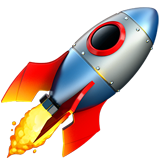 IOS/Apple rocket emoji image