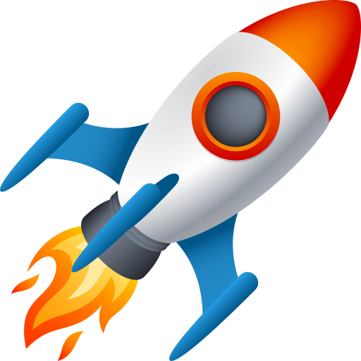 JoyPixels rocket emoji image