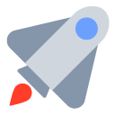 Toss rocket emoji image