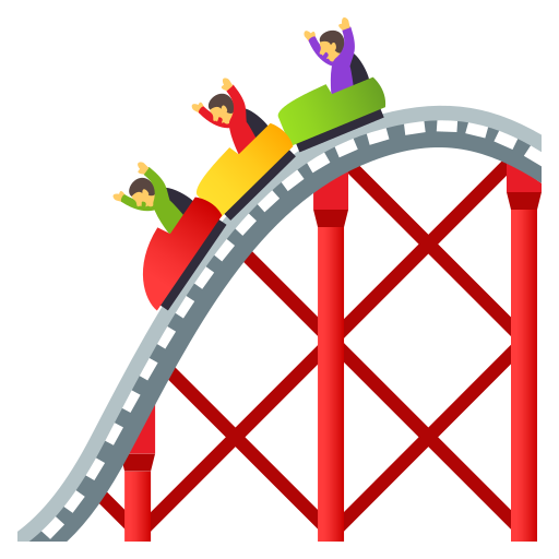 JoyPixels roller coaster emoji image