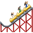Samsung roller coaster emoji image