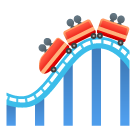 SoftBank roller coaster emoji image
