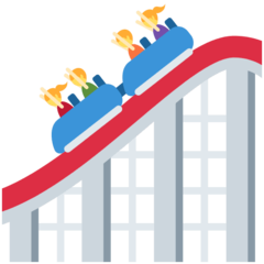 Twitter roller coaster emoji image
