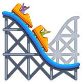 Whatsapp roller coaster emoji image