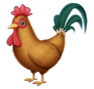 Huawei rooster emoji image