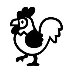 Noto Emoji Font rooster emoji image