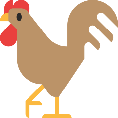 Skype rooster emoji image