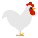 Toss rooster emoji image