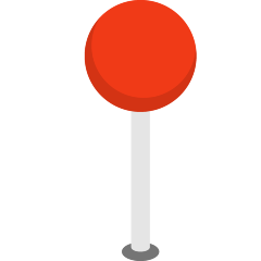 Skype round pushpin emoji image