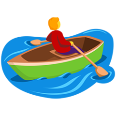 Facebook Messenger rowboat emoji image