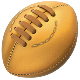 IOS/Apple rugby football emoji image