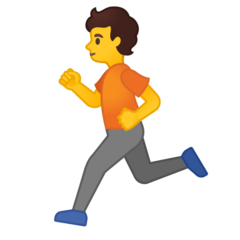 Google runner emoji image
