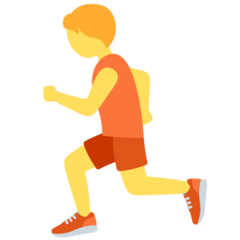 Twitter runner emoji image