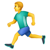 Whatsapp runner emoji image