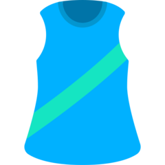 Mozilla running shirt with sash emoji image