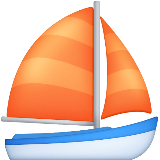 Facebook sailboat emoji image