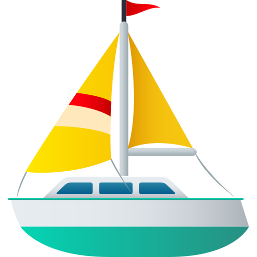 JoyPixels sailboat emoji image