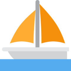Twitter sailboat emoji image