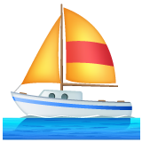 Whatsapp sailboat emoji image