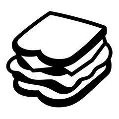 Noto Emoji Font Sandwich emoji image