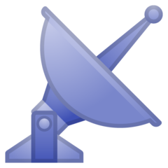 Google satellite antenna emoji image