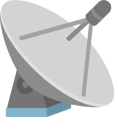 Skype satellite antenna emoji image