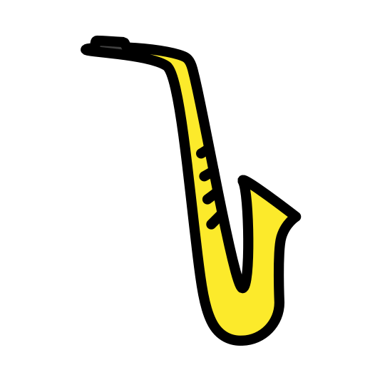 Openmoji saxophone emoji image