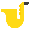 Toss saxophone emoji image