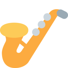 Twitter saxophone emoji image