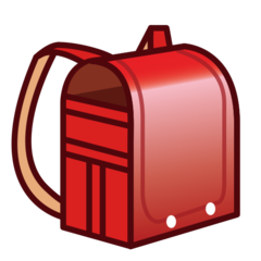 Emojidex school satchel emoji image
