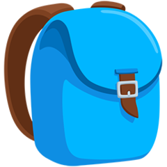 Facebook Messenger school satchel emoji image