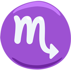 Facebook Messenger scorpius emoji image