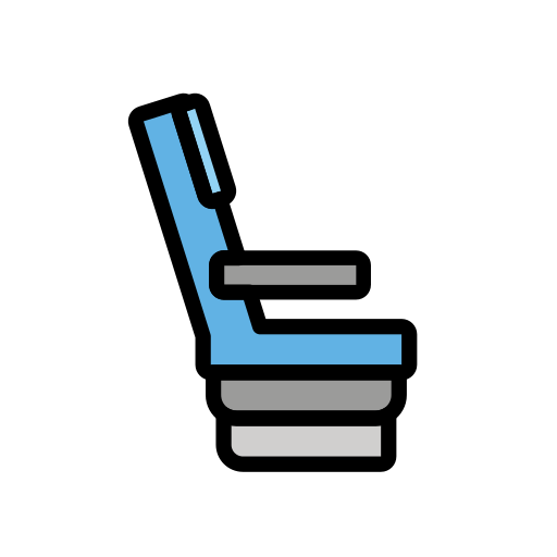 Openmoji seat emoji image