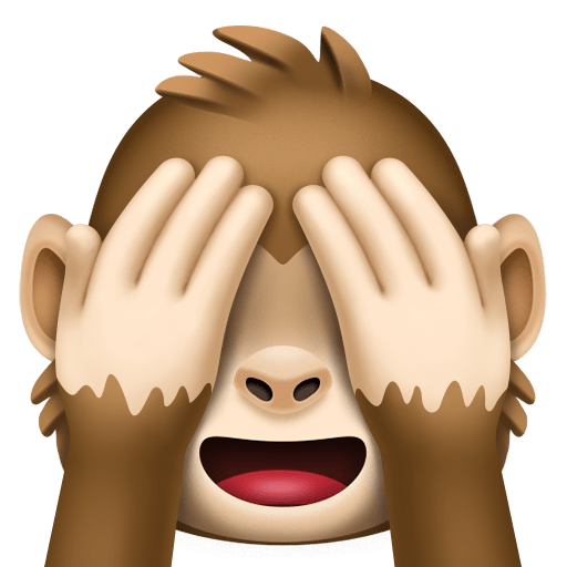 Facebook see-no-evil monkey emoji image