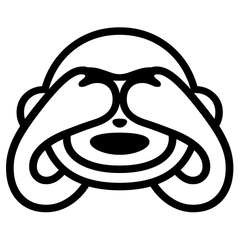 Noto Emoji Font see-no-evil monkey emoji image