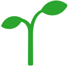 Mozilla seedling emoji image
