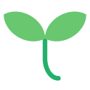 Toss seedling emoji image