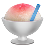 IOS/Apple shaved ice emoji image
