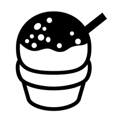 Noto Emoji Font shaved ice emoji image