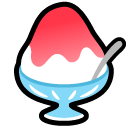 SoftBank shaved ice emoji image