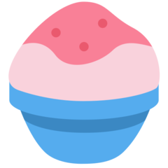Twitter shaved ice emoji image