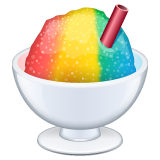Whatsapp shaved ice emoji image