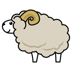 Emojidex sheep emoji image