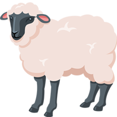 Facebook Messenger sheep emoji image