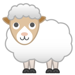 Google sheep emoji image