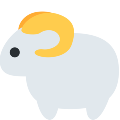 Twitter sheep emoji image